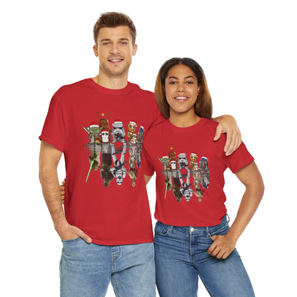 OMNI™ Star Wars Christmas Themed Unisex Heavy Cotton T-Shirts