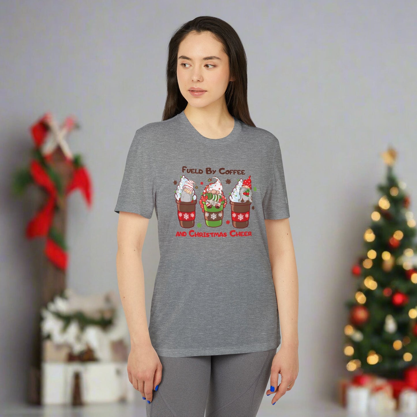 OMNI™ Fueld By Coffee And Christmas Cheer Adidas Unisex Sport T-Shirt