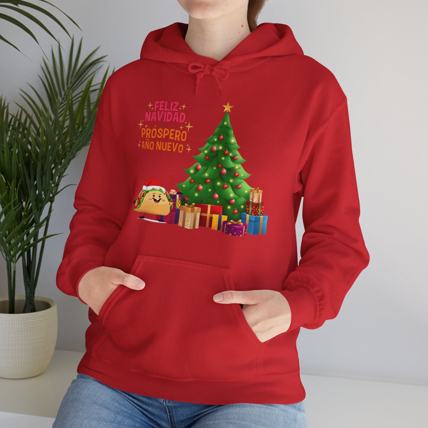 OMNI™ Taco Santa Christmas Holiday Themed Unisex Hoodie