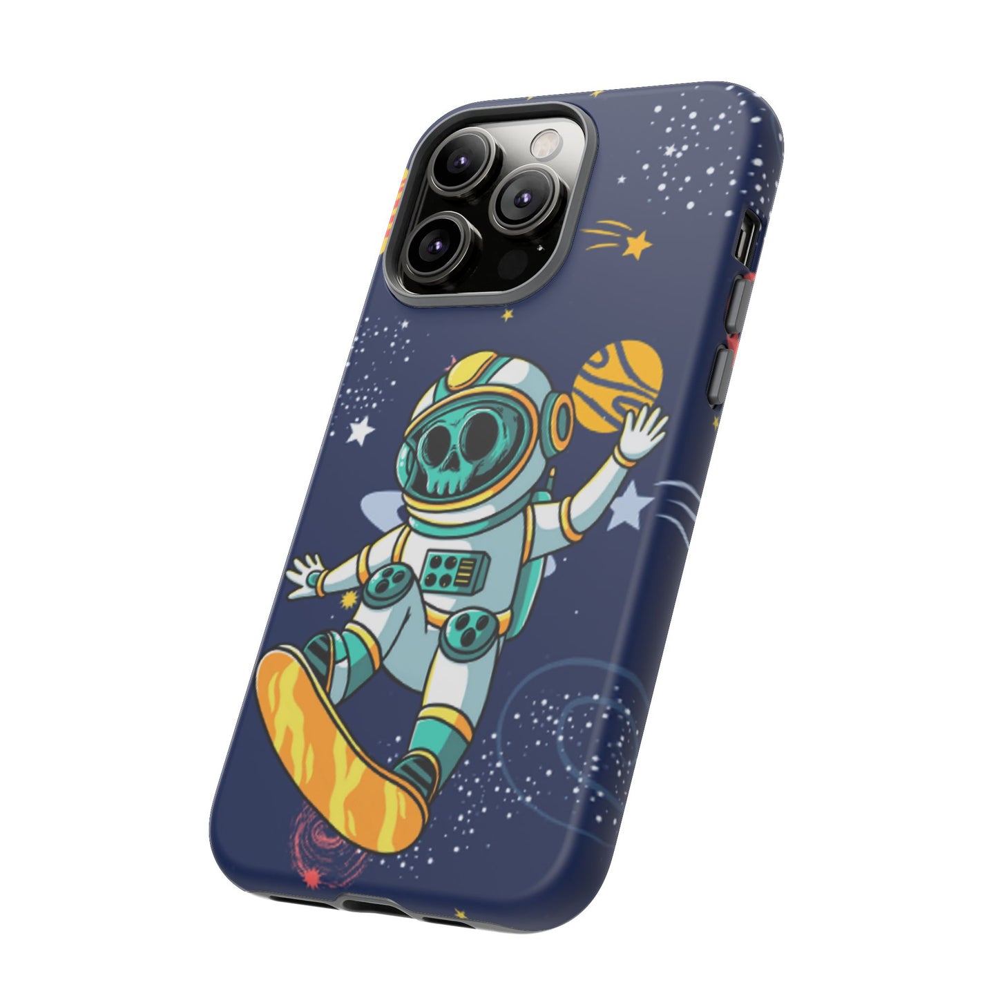 OMNI™ Skeleton Astronaut Space Surfer Double Layered Phone Case