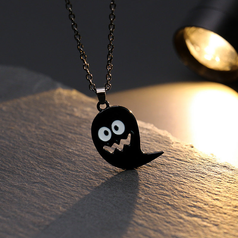 OMNI™ Hanging Skeleton Halloween Pendant Necklace