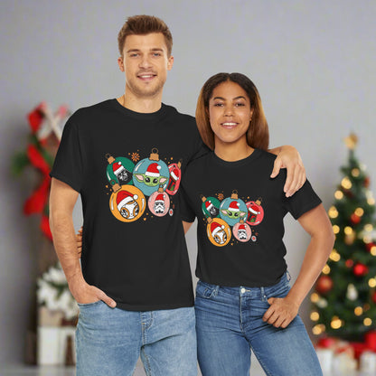 Star Wars Christmas Themed Unisex Heavy Cotton T-Shirt