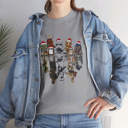 OMNI™ Star Wars Christmas Themed Unisex Heavy Cotton T-Shirts