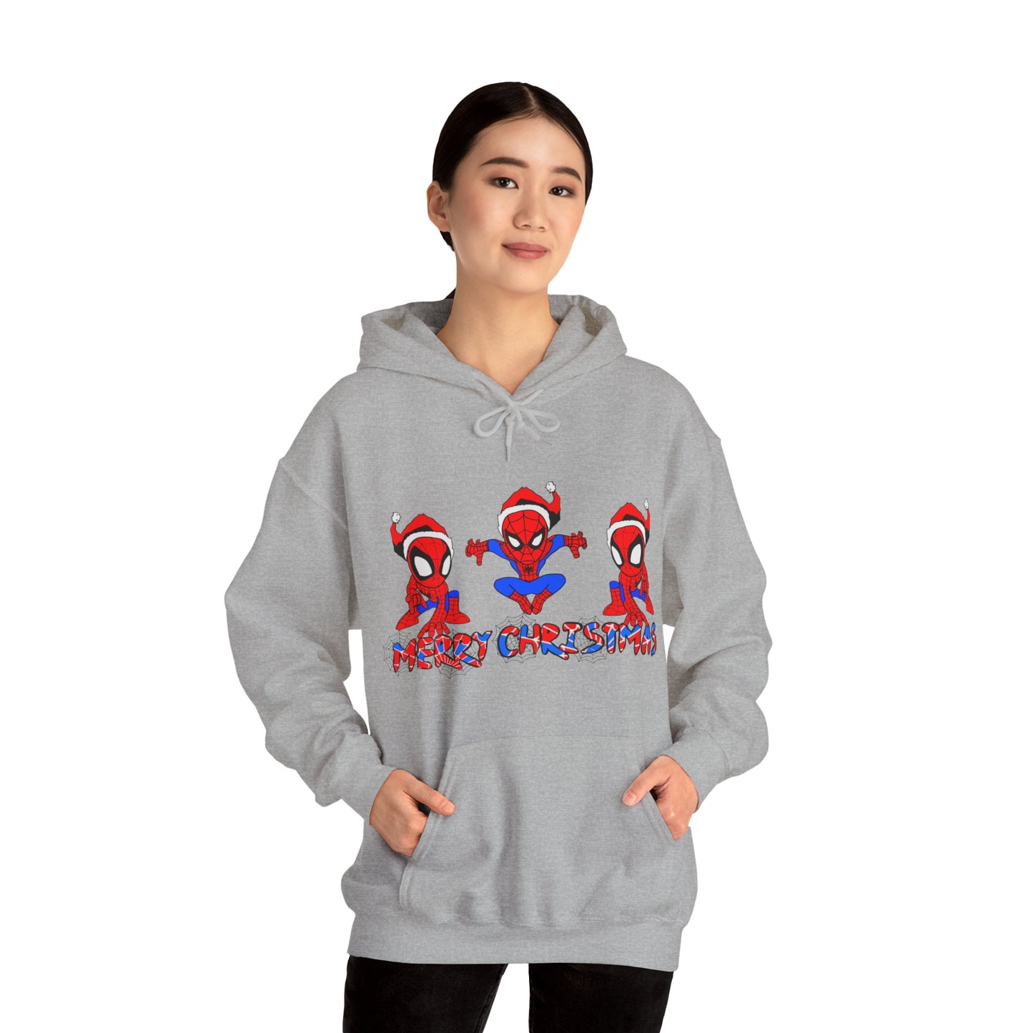 OMNI™ Spider-man Christmas Themed Unisex Heavy Blend Hoodie