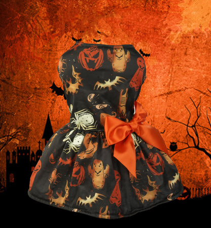 OMNI™ Halloween Pumpkin Print Pet Dress