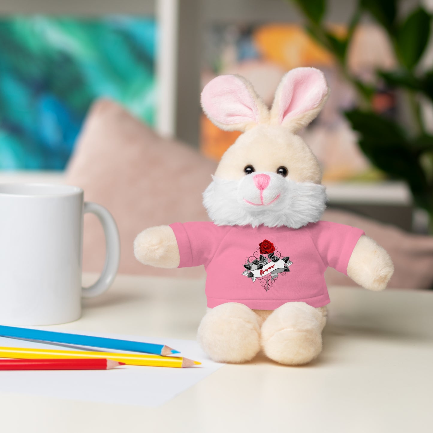 OMNI™ Roses Stuffed Animals with T-Shirt