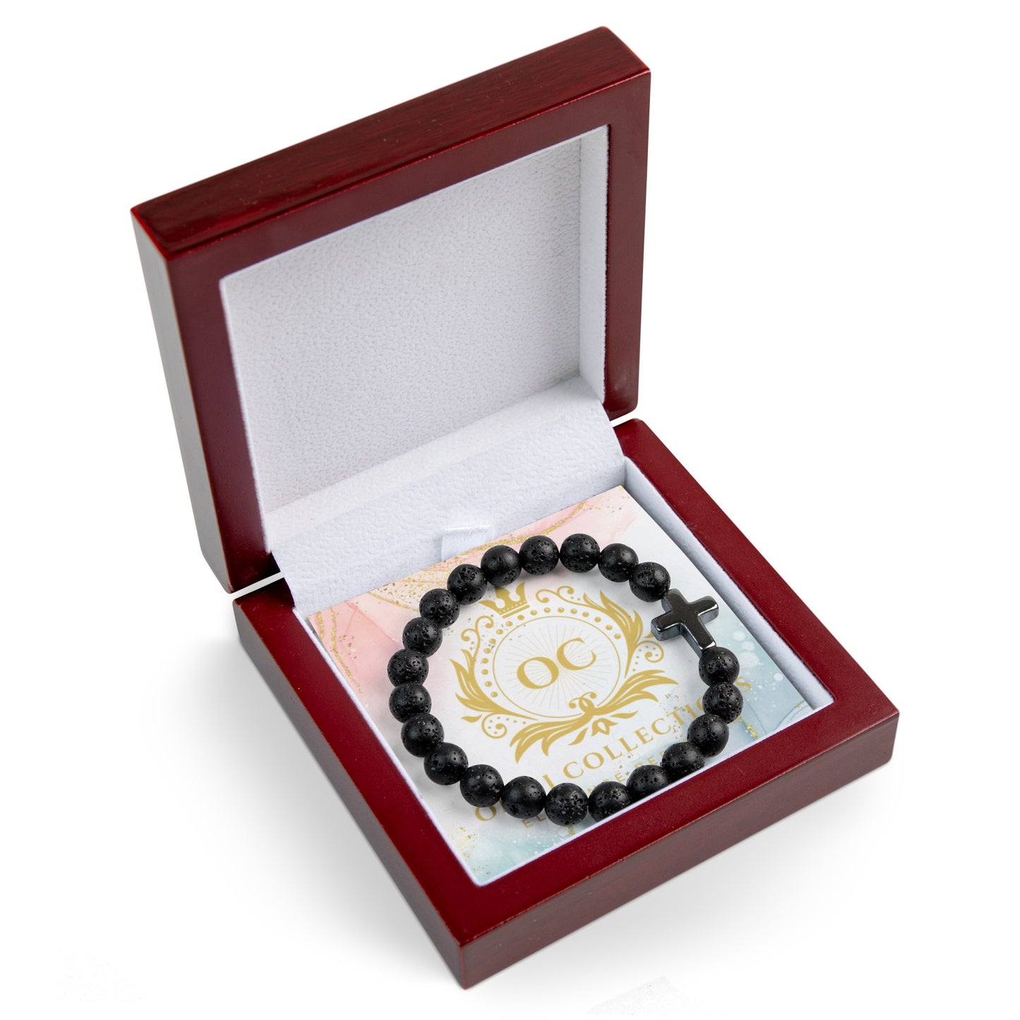 OMNI™ Collections Branded Cross Bead Bracelet