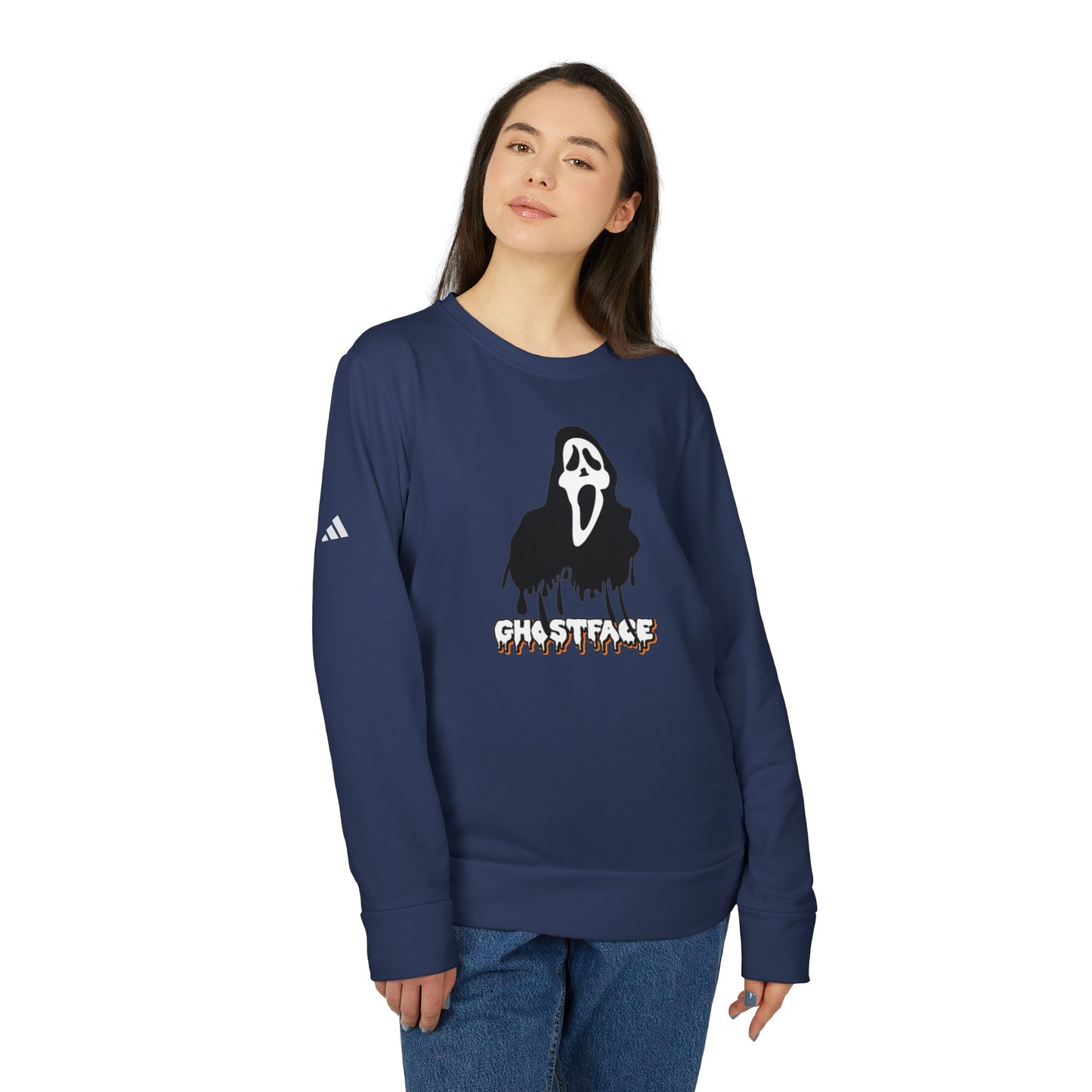 OMNI™ Ghostface Adidas Unisex Fleece Crewneck Sweatshirt