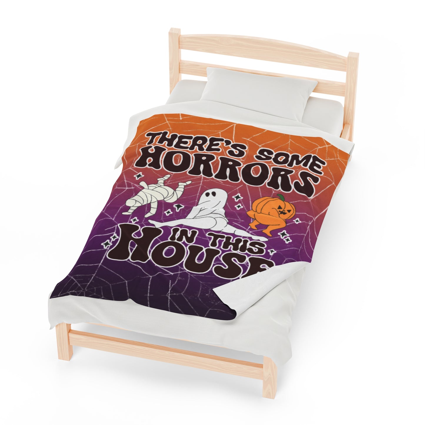 OMNI™ There's Some Horrors In This House Velveteen Plush Blanket