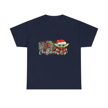 OMNI™ Baby Yoda Christmas Themed Unisex Heavy Cotton T-Shirt