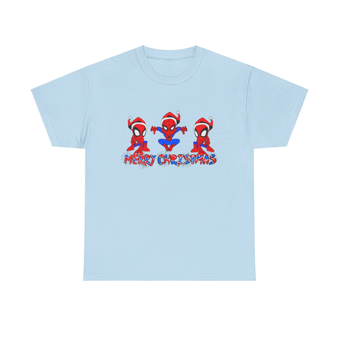 OMNI™ Spider-man Christmas Themed Unisex Heavy Cotton T-Shirt