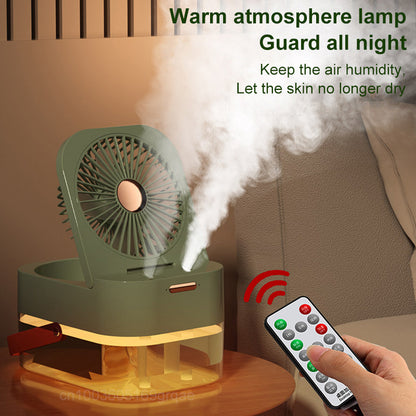 OMNI™ Portable Humidifier Spray Fan Air Cooler With Night Light