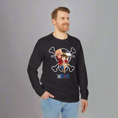 OMNI™ One Piece Straw Hat Monkey D. Luffy Adidas Unisex Fleece Crewneck Sweatshirt