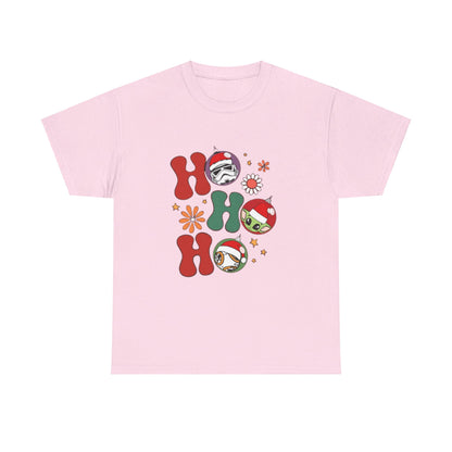 OMNI™ HO! HO! HO! Star Wars Christmas Themed Unisex Heavy Cotton T-Shirt