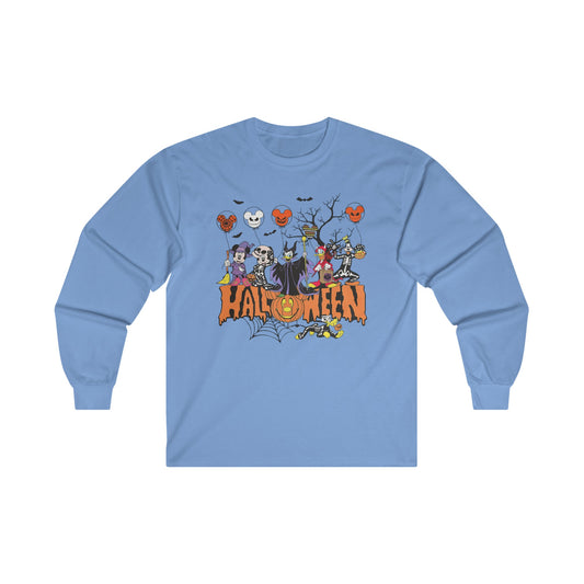 OMNI™ Classic Cartoon Halloween Unisex Ultra Cotton Long Sleeve T-Shirt