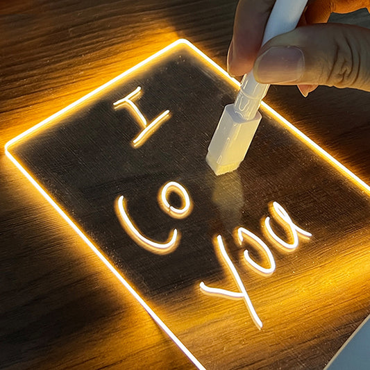 OMNI™ LED Acrylic Note Board With Pen