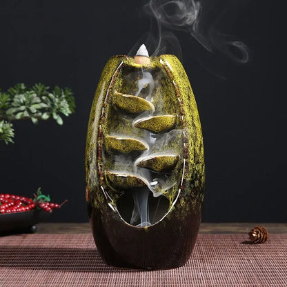 OMNI™ Ceramic Waterfall Incense Burner
