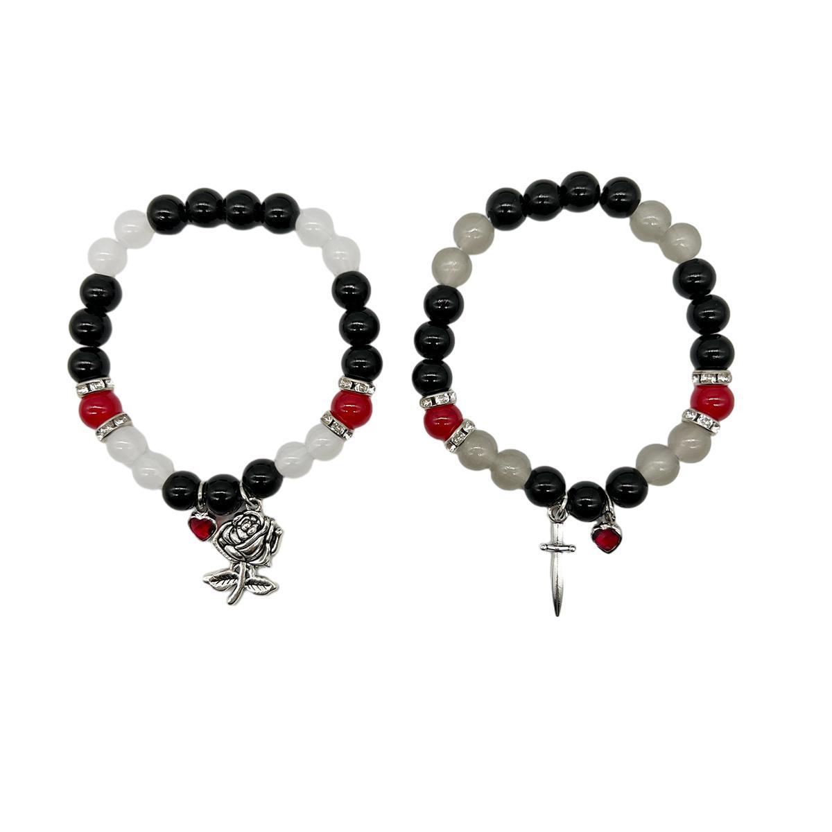 OMNI™ Halloween Themed Beaded Couple Bracelet