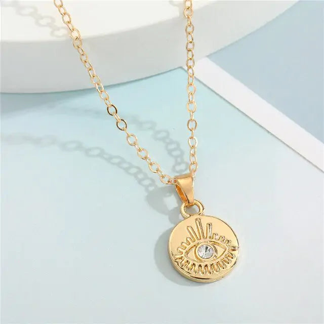 OMNI™ Crystal Turkish Evil Eye Necklace