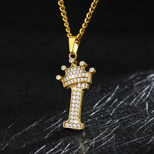 OMNI™ Zircon Alphabet Necklace