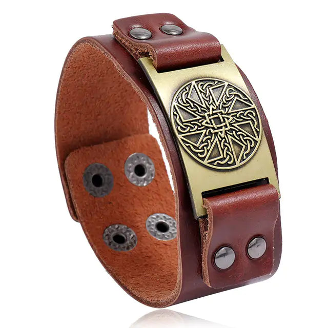 OMNI™ Nordic Style Leather Bracelet