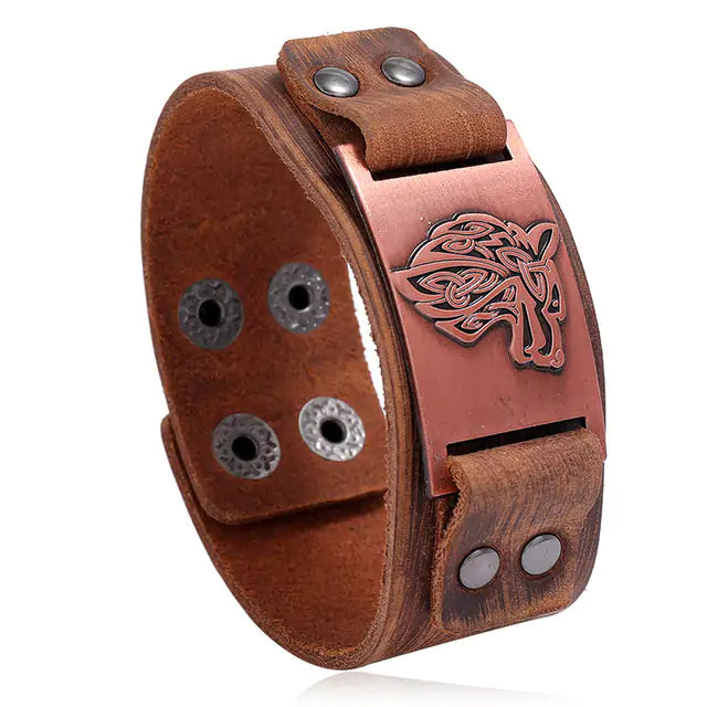 OMNI™ Nordic Style Leather Bracelet