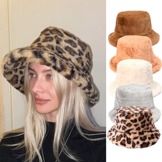 OMNI™ Winter Faux Fur Fluffy Bucket Hat