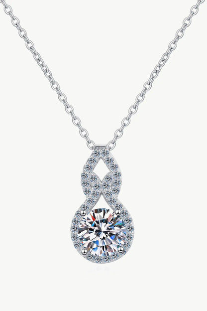 OMNI™ 1 Carat White Moissanite 925 Sterling Silver  Necklace