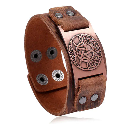 OMNI™ Nordic Style Leather Bracelet