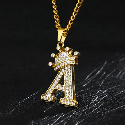 OMNI™ Zircon Alphabet Necklace