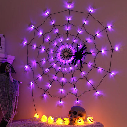 OMNI™ 1.2 Meter 70 Light Remote Controlled LED Halloween Spider Web
