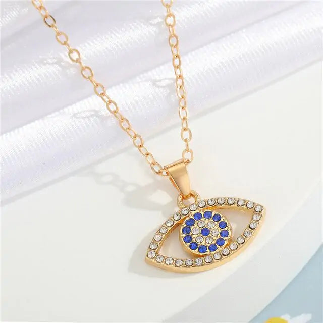 OMNI™ Crystal Turkish Evil Eye Necklace