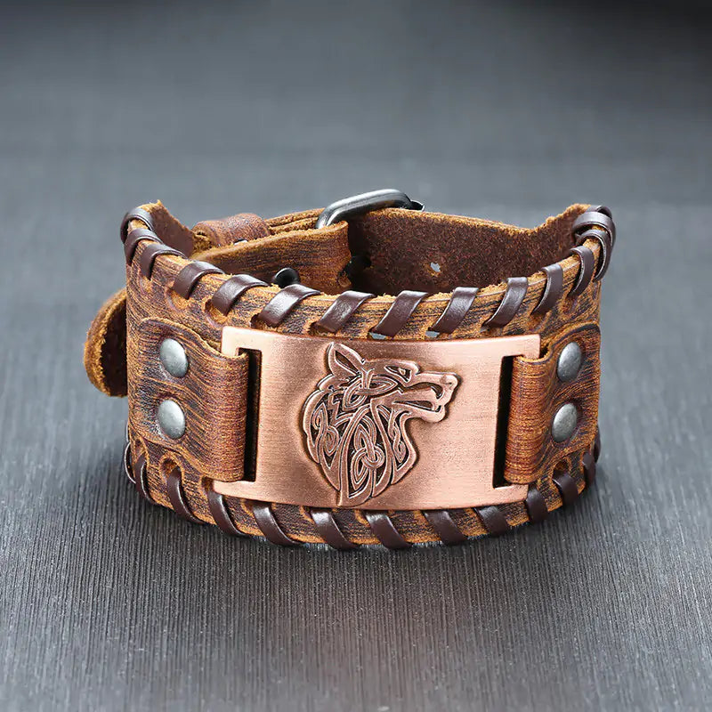 OMNI™ Nordic Style Leather Bracelet