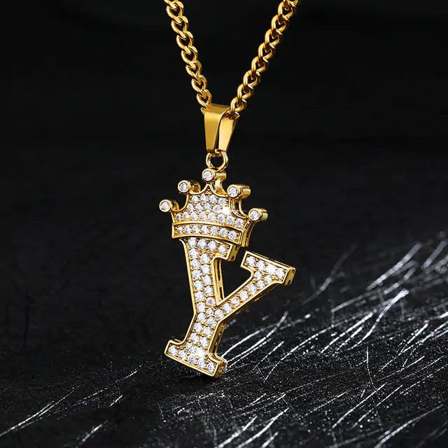 OMNI™ Zircon Alphabet Necklace