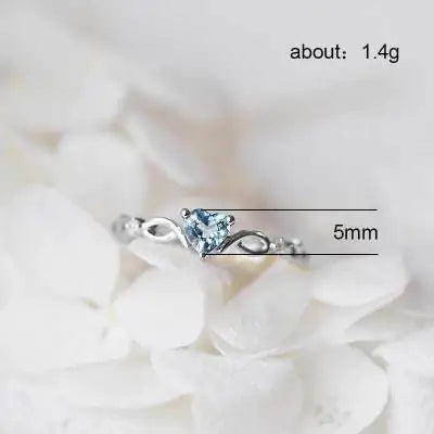 OMNI™ Cubic Zirconia Simple Heart Ring