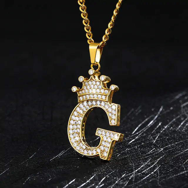 OMNI™ Zircon Alphabet Necklace