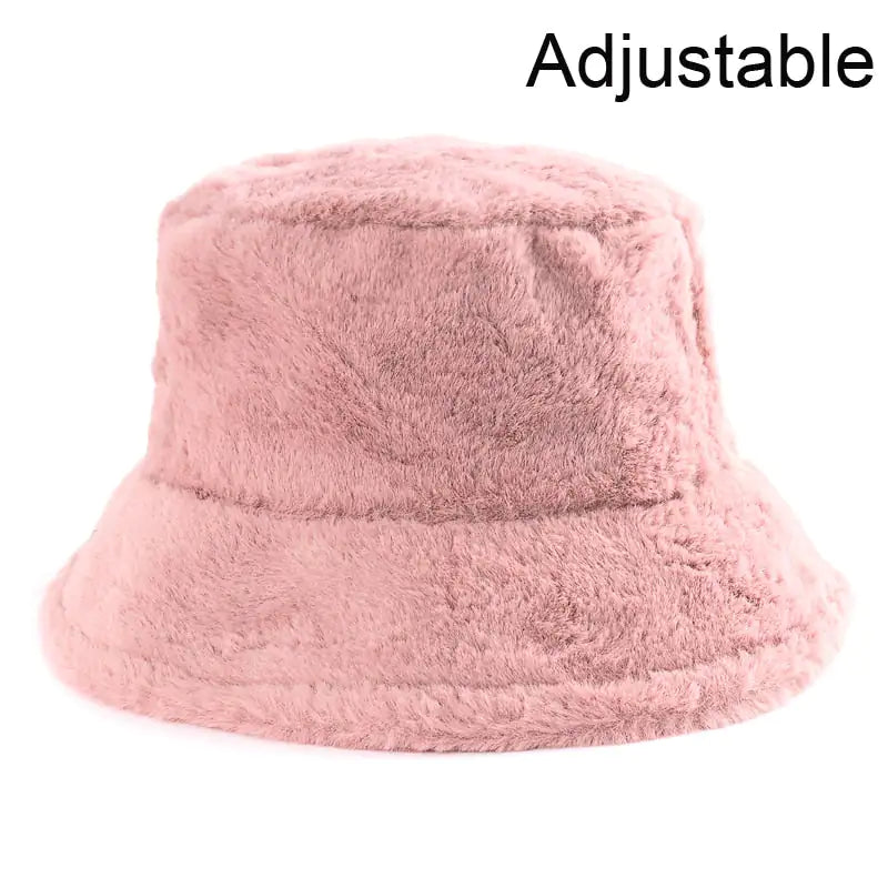 OMNI™ Winter Faux Fur Fluffy Bucket Hat