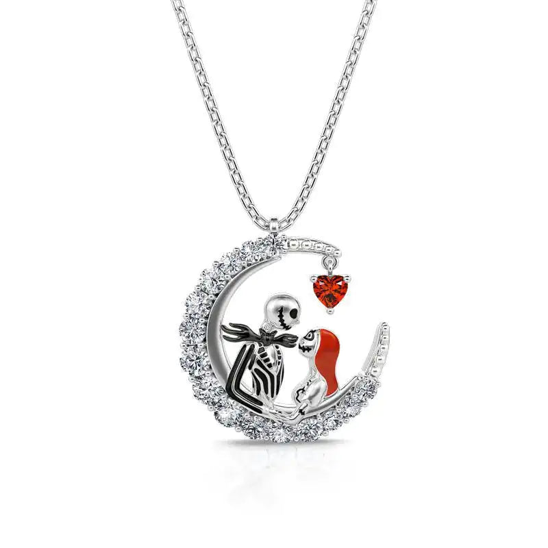 OMNI™ Everlasting Love Jack and Sally Necklace