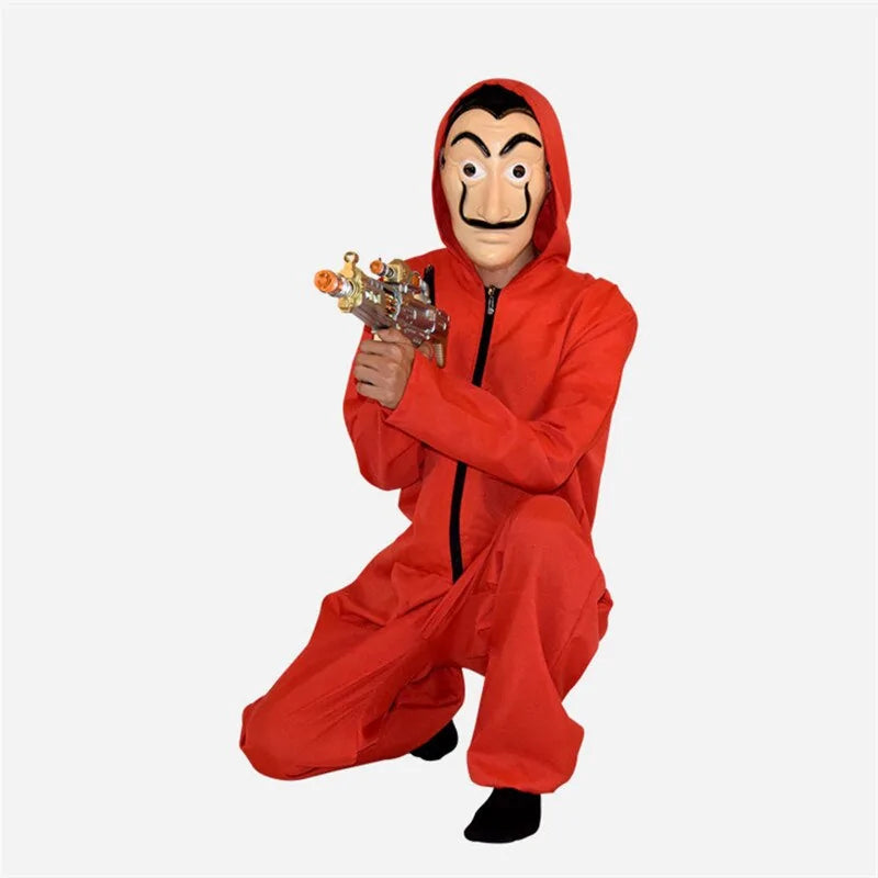 OMNI™ Money Heist Unisex Halloween Costume & Face Mask