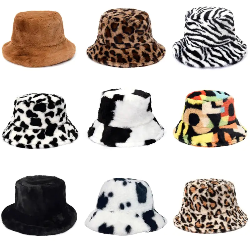 OMNI™ Winter Faux Fur Fluffy Bucket Hat