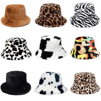 OMNI™ Winter Faux Fur Fluffy Bucket Hat