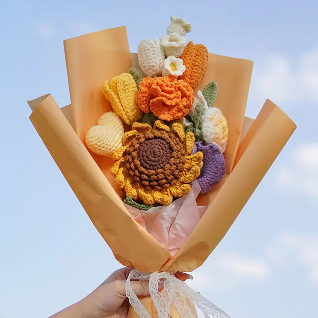 OMNI™ Hand-Woven Home Decor Fake Flowers Bouquet