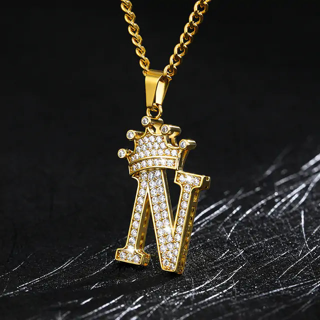 OMNI™ Zircon Alphabet Necklace