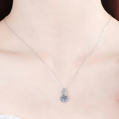 OMNI™ 1 Carat White Moissanite 925 Sterling Silver  Necklace