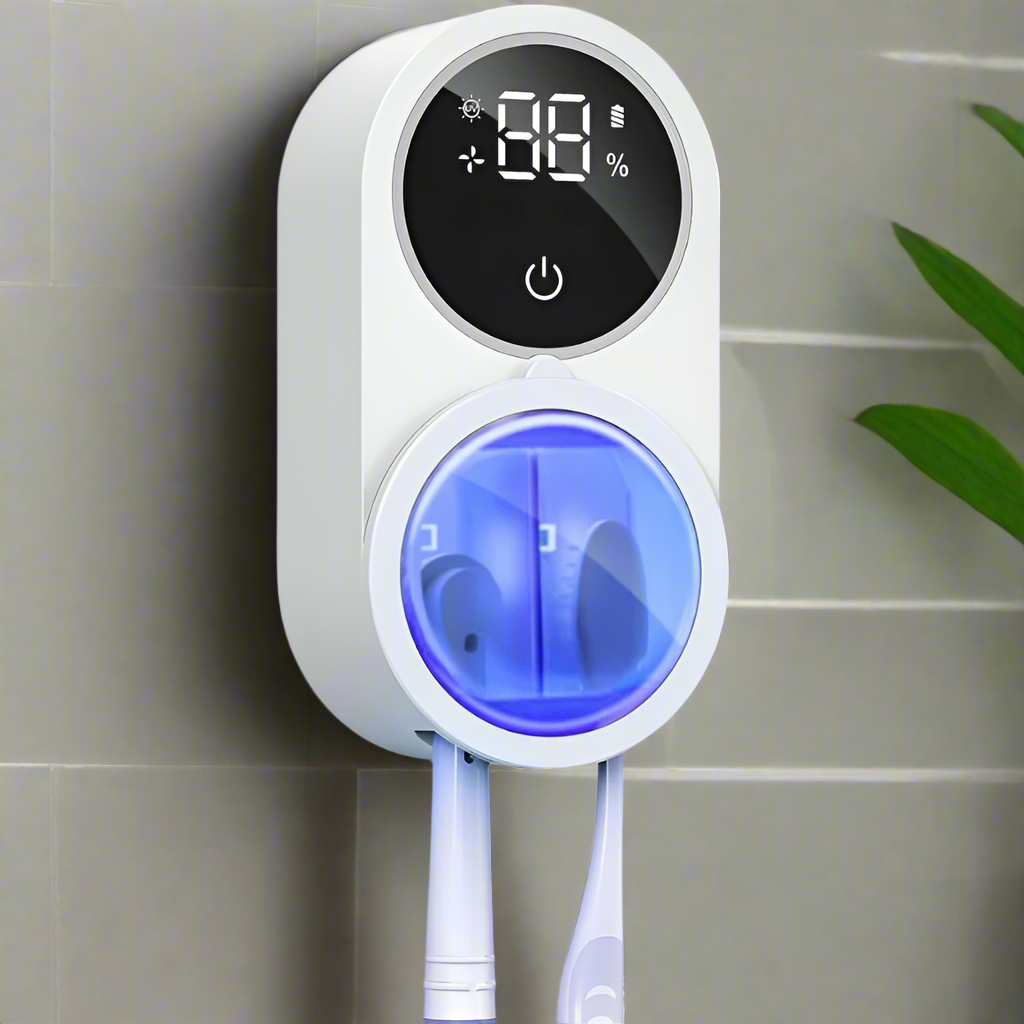 Omni™ Smart Gesture Lock UV Toothbrush Sanitizer And Holder