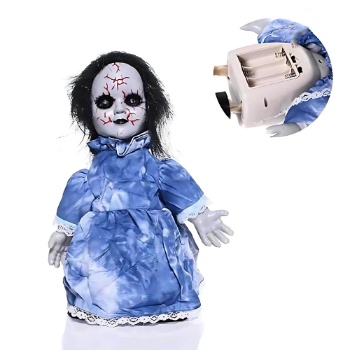 OMNI™ Voice/Touch Activated Walking Doll Halloween Decoration