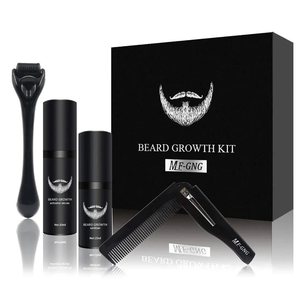 OMNI™ Men's 4-Piece Beard Growth Kit