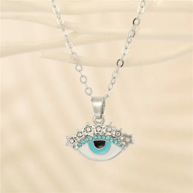 OMNI™ Crystal Turkish Evil Eye Necklace