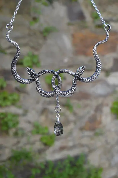 OMNI™ Snake Entanglement Necklace with Crystal