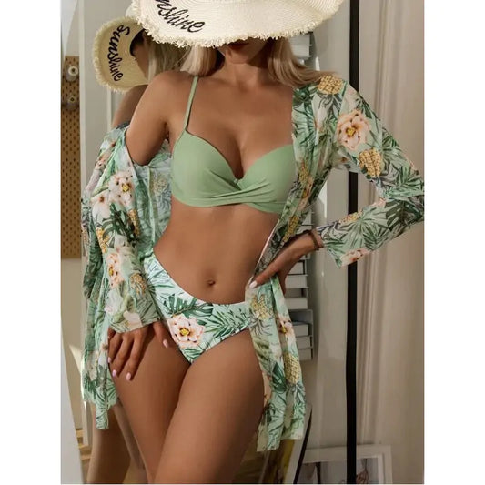 OMNI™ 3 Piece Bikini and Cover Up Set